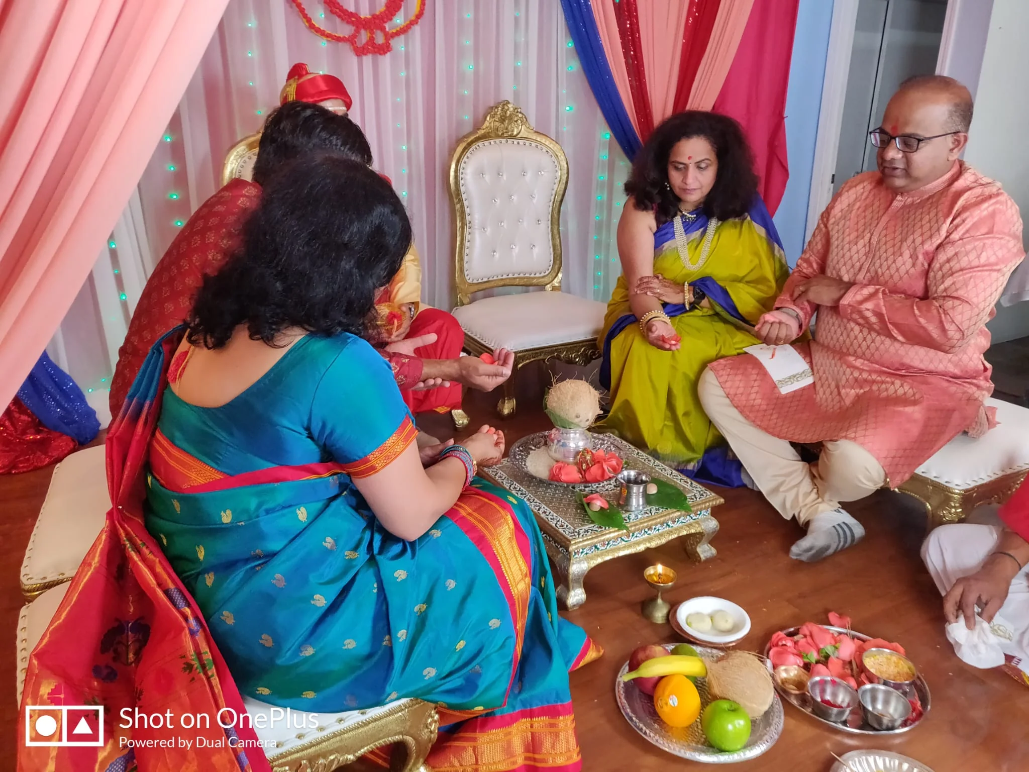 Wedding ritual gathering