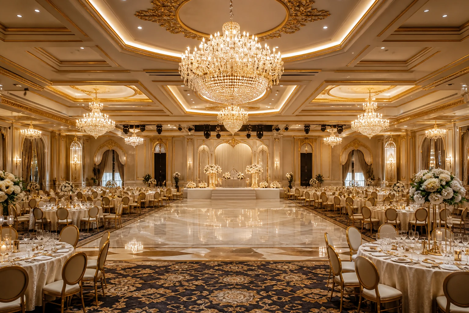 Grand hall interior